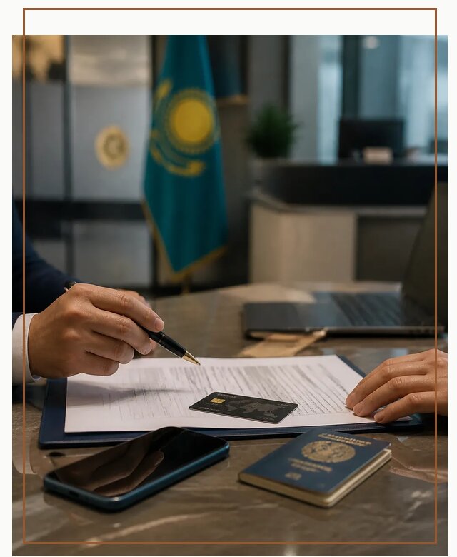 Открытие счета и банковской карты в Казахстане в Партизанске